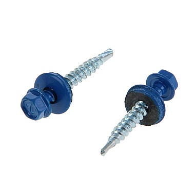 Саморез ш/г   4,8*35 RAL 5005 (синий) 